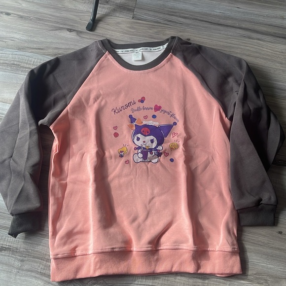Sanrio Anime Kawaii Cinnamon Roll Kuromi sweatshirt for Big kid NEW - Picture 4 of 6